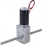 Baxnore Getriebe motor Zweiwellen-M8-Gewinde, ger&auml;uscharmer Untersetzung motor mit Stahl zahnr&auml;dern, kompakt f&uuml;r Haushalts ger&auml;te, Industrie automation (Geschwindigkeitsreduzierungsverh&auml;ltnis 17)