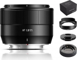 TTARTISAN Auto Focus 35mm F1.8 Mark II APS-C objektiiv X, 35mm F/1.8 AF portreeobjektiiv Fuji X jaoks (X, must)