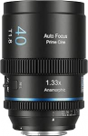 SIRUI 40 mm T1.8 1.33X anamorfne objektiiv, S35 autofookusobjektiiv L-monteeritud kaameratele, DC-S5/S5M2, DC-S1/S1H/S1R, DC-S9, SL1, CL, FP, FPL (Blue Flare)