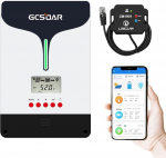 60A p&auml;ikeselaengu kontroller + WiFi adapter, 12V/24V/48V automaatne maksimaalne PV 150V, 99% laadimist&otilde;husus MPPT p&auml;ikeselaengu kontroller geeliga suletud AGM ja liitiumioonakude jaoks