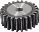 Verzahnung Spiralkegelrad 2 St&uuml;ck 4 Mod Stirnradgetriebe Stahl Dicke 40mm 4M 10/11/12/13/14/15/16/17/18/19 Z&auml;hne Metall Mechanisches Getriebe Ritzel(4M 19T hole 14mm)
