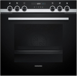 Siemens HE517GBS3, iQ500, sisseehitatud pliit, 60 x 60 cm, Made in Germany, elektripliidiga &uuml;hilduv, 10 automaatprogrammi, 3D-kuum &otilde;hk, HumidClean, &otilde;rnatoimeline uksepaneel, kiirkuumutus, roostevaba teras.