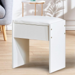 onesaimei Valge garderoobilaud, pehme pehmendusega edevusetool, pehmendustega meigitool magamistuppa, garderoobi, alumisse hoiuruumi, sissep&auml;&auml;suteele