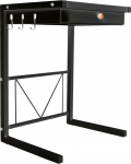 Hershii Air Fryer, riiulid, k&ouml;&ouml;gi organiseerija, riiulid, k&ouml;&ouml;giriiul kapile ja kapile (40 x 28 x 36 cm, valge) (must, 47 x 28 x 36 cm koos sahtliga)