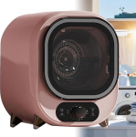 GmpTzitzith Tragbarer Kondensationstrockner, Kompakt Und Tragbar, 0,8 Kg Fassungsverm&ouml;Gen, Eine Tischl&ouml;Sung, Geeignet F&uuml;R H&auml;User, Wohnungen Und Wohnmobile Pink