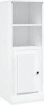 vidaXL Highboard High-Gloss White 36 x 35,5 x 103,5 cm puitmaterjalist