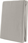 Leonado Vicenti Classic Fitted Sheet, 100% Jersey Cotton, in Many Colours and Sizes, Dimensions: 200 x 200 cm - 200 x 220 cm, Colour: Grey