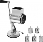 LUNICASHA trummel riiv, roostevabast terasest k&ouml;&ouml;giviljar&ouml;&ouml;vel 5 trumliga, k&auml;sitsi kartuliriiv, juustu riiv, k&ouml;&ouml;giviljade viilutaja, p&auml;hkliveski, k&ouml;&ouml;gir&ouml;&ouml;vel kurkide, juustu ja p&auml;hklite, porgandite jaoks.