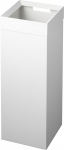 Yamazaki 4488 Tower Waste Paper Bin, White, Steel, Minimalist 22.5 x 22.5 x 60 cm