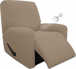 Easy-Going 4 Pack 100% Double Waterproof Recliner Chair Cover Stretchy Soft Couch Cover for Dogs Sofa Slipcover for Deck Chair Leak Proof Furniture Protector for Kids Pets