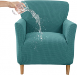 CRFATOP Stretch Mid Century Modern Arm Chair Covers, 1 t&uuml;kk, Jacquard Accent Chair Covers koos k&auml;etugedega, pehme veekindel toolikate elutoa m&ouml;&ouml;blile, kaitse, kontor, vastuv&otilde;tt, lugemine