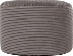 Icon Milano Stool, tumehall, kohev n&ouml;&ouml;rkangas, Bean Bag Corduroy, Pouf Stool with Filling, Footstock for the Living Room, Decorative Living Room