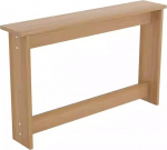 Konsoollaud, diivanitagune konsoollaud, &ouml;koloogiline massiivpuidust laud, kitsas koridorilaud, sobib elutuppa ja koridori (naturaalne, 47,2 x 5,9/120 x 15 cm)