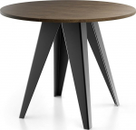 WFL GROUP Glory s&ouml;&ouml;gilaud t&ouml;&ouml;stuslikus stiilis, kaasaegne, &uuml;mmargune, pikendatav 100 cm kuni 140 cm, pulberv&auml;rvitud metalljalad, Lefkas tammepuust.