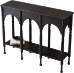 Foyer-Sofatisch Schmal Retro Massivholz Konsolenschrank Wohnzimmer Konsolentisch Korridor Gang Seitenschrank Lagerschrank