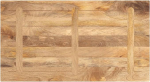 vidaXL lauaplaat, puidust lauaplaat s&ouml;&ouml;gilauale, kohvilaud, t&auml;ispuidust laud, rustikaalne disain, asenduslauaplaat, 120 x 60 x 3,8 cm, ristk&uuml;likukujuline, t&auml;ispuit, mango
