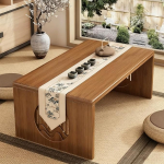 Kokkupandav kohvilaud Bambusest p&otilde;randalaud Madal laud T&auml;ispuidust kokkupandav Jaapani stiilis meditatsioon elutuppa kodukontorisse