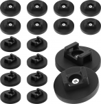 CDIYTOOL Magnetiline kaablihoidja 43mm mitmeotstarbeline magnetiline kaablihoidja Magnetiline kaabli korraldaja klambrid kaabli organiseerimiseks Pack of 20