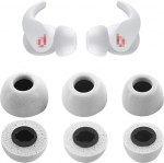 BLLQ 3 paari m&auml;luvahust k&otilde;rvaklappe, mis &uuml;hilduvad Beats Fit Pro vahtk&otilde;rvaklappidega, S/M/L, valge (Foam Tip Fit Pro White)