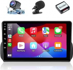 9-tolline autoraadio Fiat Panda 319 (2013-2020) Android Car ja CarPlay juhtmeta, RDS autoraadio Bluetooth Android Stereo [2G+64G] koos tagurduskaamera/Mikrofoni/CANbus Box/WiFi/Appiga
