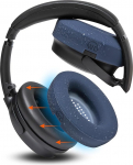 WC SweatZ QuietComfort - patenteeritud k&otilde;rvapadjakatted Bose QuietComfort 45, 35, 35ii, QC2, QC25, QC15, AE2, AE2i, SoundTrue, SoundLink jaoks Wicked Cushions | Midnight Blue