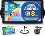8 Core 6G+128G Android 15 Autoradio f&uuml;r FIAT Fiorino/Qubo/Citroen Nemo/Peugeot Bipper 2008-2017 Wireless Carplay Android Auto 10.1 Zoll Radio mit Navi GPS WiFi Bluetooth FM/RDS/DSP/SWC R&uuml;ckfahrkamera