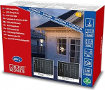 Konstsmide 2788-802 LED j&auml;&auml;vihmavalge 30 V v&auml;lismuundur 200 merevaigukollane diood valge kaabel