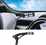 KUNGKIC auto mobiiltelefoni hoidik Reguleeritav auto telefoni hoidik, mis &uuml;hildub Mini Cooper F54 F55 F56 F57 2021 2022 2023 tarvikud interj&ouml;&ouml;r 360&deg; p&ouml;&ouml;ramine alumiinium sulamist ABS (Hall Jack)