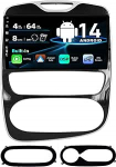 SXAUTO Android 12 IPS autoraadio, mis sobib Renault Clio (2013-2019) jaoks - sisseehitatud traadita Carplay/Android Car/DSP - Kaamera + MIC - 4G + 64G - DAB WiFi 360-kaamera AHD roolijuhtimispult BT - 2 DIN
