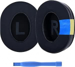 MMOBIEL Asendusk&otilde;rvaklapid Logitech G Pro, G Pro X, G Pro X 2, G Pro X SE k&otilde;rvaklappidele Memory Foam ja Protein PU k&otilde;rvaklappide k&otilde;rvapadjad - asenduspadjad - mustad