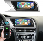 Ninetom autoraadio 8,9-tolline puuteekraan koos juhtmevaba Carplay ja Android autoga 2009-2016 Audi A4 S4 jaoks koos 2G MMI s&uuml;steemiga, tugi Mirrorlink, kaamera, navigeerimine