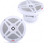 Pyle PLMRBT65W 6,5-tolline 600 vati valge veekindel Bluetooth 2-kohaline koaksiaalv&otilde;imendiga k&otilde;laris&uuml;steem