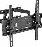 Muchen TV Wall Mount P&ouml;&ouml;ratav ja kallutatav telerihoidik 26-55-tollisele lamedale ja kumerale telerimonitorile kuni 30 kg max. VESA 400 x 400 mm telerihoidik