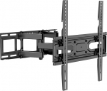 WALI TV seinakinnitus enamikule 32-70" lameekraaniga teleritele Full Motion Articulating Arm TV Mount Bracket for LED, LCD, OLED TVs up to 88lbs, VESA 400x400mm (FTM-2) Black