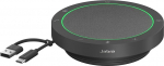 Jabra Speak2 40 kaasaskantav k&auml;ed-vabad telefonik&otilde;ne, 4 m&uuml;rasummutusmikrofoni, 50 mm lairibak&otilde;lar, lairiba heli, USB-A ja USB-C Zoom ja Google Meet sertifikaadiga, tumehall