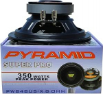 1 x Pyramid PW848USX 8" 200mm 8" l&auml;bim&otilde;&otilde;t 175 Watt RMS ja 350 Watt Max Woofer 8 Ohm impedants Kodu DJ Disco Party kummist vedrustus