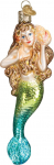 Vana Maailma j&otilde;ulud Mermaid klaasist puhutud ornament