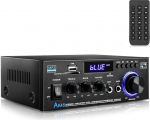 AK45 HiFi-v&otilde;imendi Bluetooth 5.0, 400 W mini v&otilde;imendi HiFi Stereo, 2-kanaliline audiov&otilde;imendi vastuv&otilde;tja FM-raadio, RCA, SD, USB-kaardi sisendiga, koju, stuudiosse