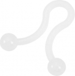 hankekaart 100 x 4mm l&auml;bim&otilde;&otilde;duga valge nailonist U-kujuline Twist Lock kaablisidemed