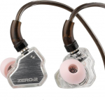 LINSOUL 7Hz x Crinacle Zero:2 In-Ear Monitor, uuendatud 10 mm IEM d&uuml;naamilise juhiga, juhtmega m&auml;nguk&otilde;rvaklapid, OFC IEM kaabel koos mikrofoniga muusikutele (Type-C, mikrofoniga, h&otilde;bedane)