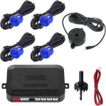 MOCNT auto parkimisabi 4 tagumist andurit tagurdamise abi auto tagurdamise alarm parkimiss&uuml;steem parkimisandurid tagurdamise parkimisabi tagurdamise radars&uuml;steem helisignaal hoiatus sinine