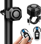 2X 110dB Fahrrad-Alarmanlage mit Fernbedienung - Wasserdichter, USB-aufladbarer Diebstahlschutz mit Bewegungssensor f&uuml;r E-Bikes, Roller, Motorr&auml;der & E-Scooter