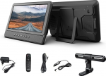 Reflexion DVD1052N Twin Monitor, kaasaskantav DVD-m&auml;ngija autosse, 10,1-tolline LCD-ekraan, stereok&otilde;lar, elektrooniline blokeerimisvastane s&uuml;steem, aku, USB, 12V autoadapter, 230V toiteallikas