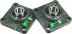 sourcingmap 2pcs Pillow Block Bearing UCF204 20mm Mounted Bear Square Flange