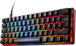 SteelSeries Apex Pro Mini Gen 3 m&auml;nguklaviatuur 60 protsenti - Hall Effect Switches OmniPoint 3.0 - Reguleeritav p&auml;&auml;stikvahemik - GG Quickset - Rapid Trigger - Rapid Tap-SOCD - Saksa paigutus QWERTZ