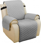 KXAOXGRC Sofa Armrest Protector Covers, 1 Set Sofa Cover, Removable Children's Mat, Armchair Seater, Furniture Protection, Protective Covers, Washable Armrest Covers (Light Grey, Large)