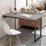 Foldable Wall-Mounted Table Drop Leaf Wooden Desk for Kitchen Laundry Room Garage Home Office - Space-Saving Hideaway Solution
