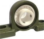 SFJSFIMQ Gusseisen Edelstahl Kunststoff Lager Sockel Keramik Lager SUCP204 205 206 207 208 209 2101(SUCP207 Plastic seat)