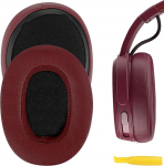 Geekria QuickFit asendusk&otilde;rvapadjad Skullcandy Venue Wireless ANC k&otilde;rvaklappide k&otilde;rvaklappide remonditarvikud (tumepunane)