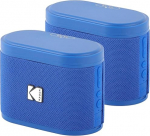 KODAK SOUNDBRIX 2 Kaasaskantavad k&otilde;larid Juhtmevaba &uuml;hendus kuni 100 k&otilde;lariga Magnetiline dokk ja v&otilde;imas heli 5W 3 tundi kestev aku Sinine